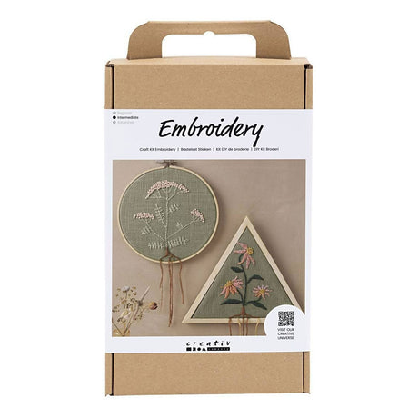Creativ company https: www.cchobby.nl hobbyset-embroidery-embroidery-frame-dusty-green-1-box