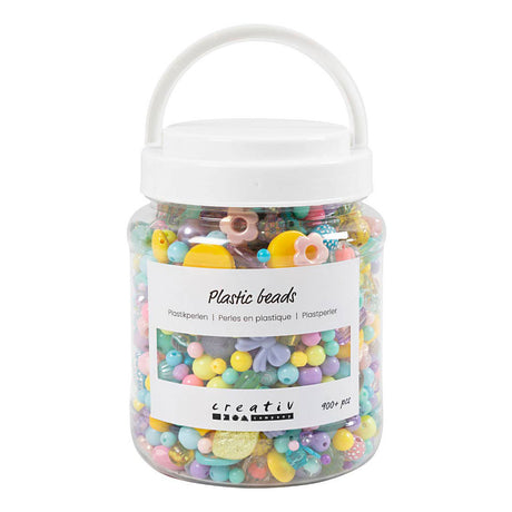 Creativ Company Plastic Beads Różne kolory, 700 ml