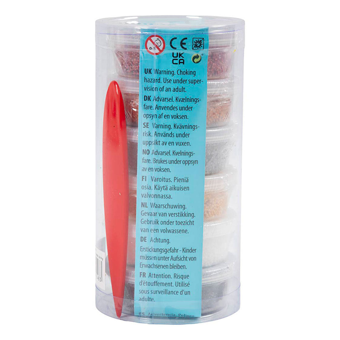 Creativ company foam clay metallic - 6x14gr.