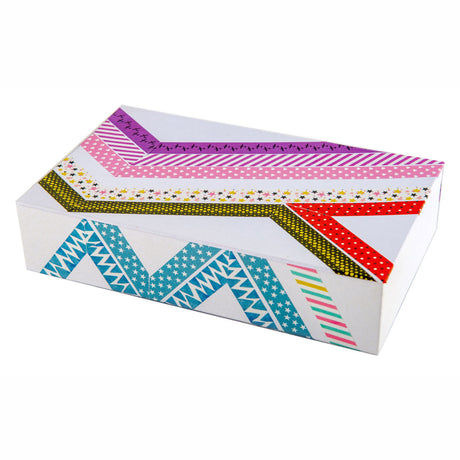 Farger - washi tape mønstre, 12 x 975cm.
