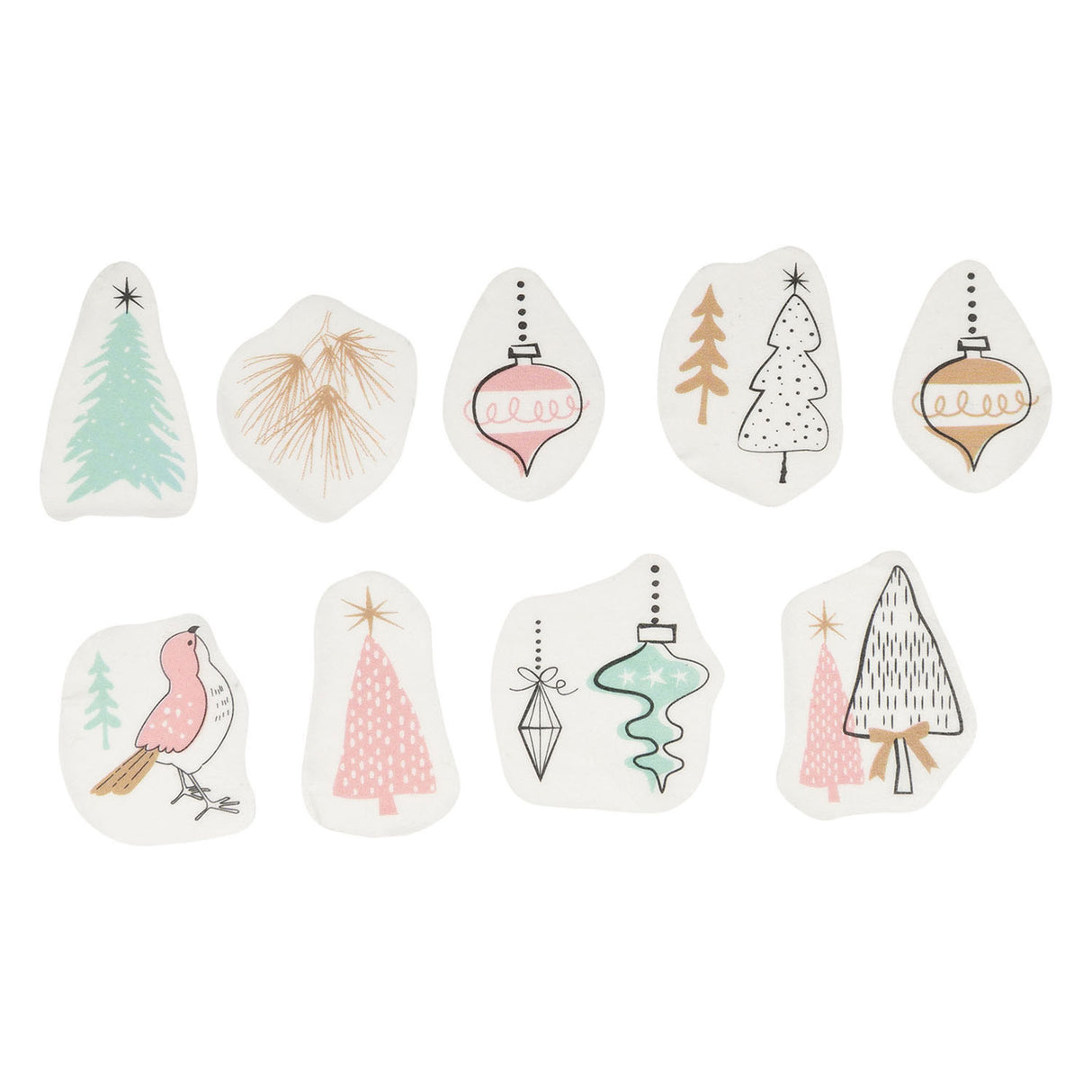 Colorations - Washi Stickers - Juletema, 80pcs.