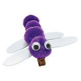 Colorations - pom poms purple, 100pcs.