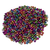 Colorations - pony beads metallic 6x9 mm, 1000pcs.