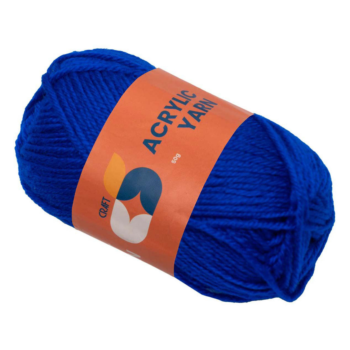 Farger - akrylgarn kongeblått, 50g