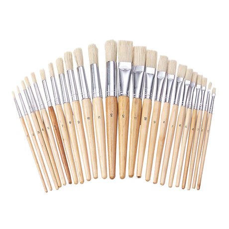 Colorations - wooden brushes, 24 pcs.