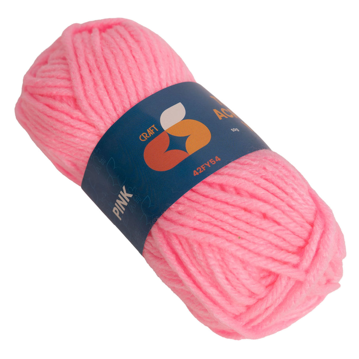 Colorations - acrylic yarn 4 mm - 50gr - pink