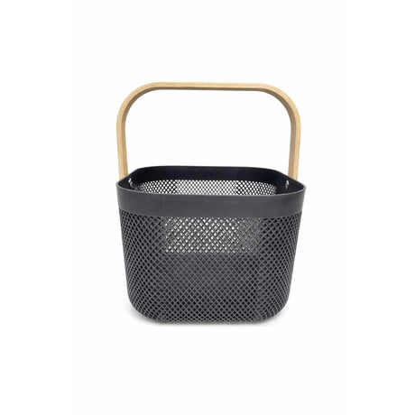 Plastic basket 24.5x24xh17.5cm