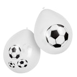 Boland latex ballonnen voetbal 25cm, 6st.