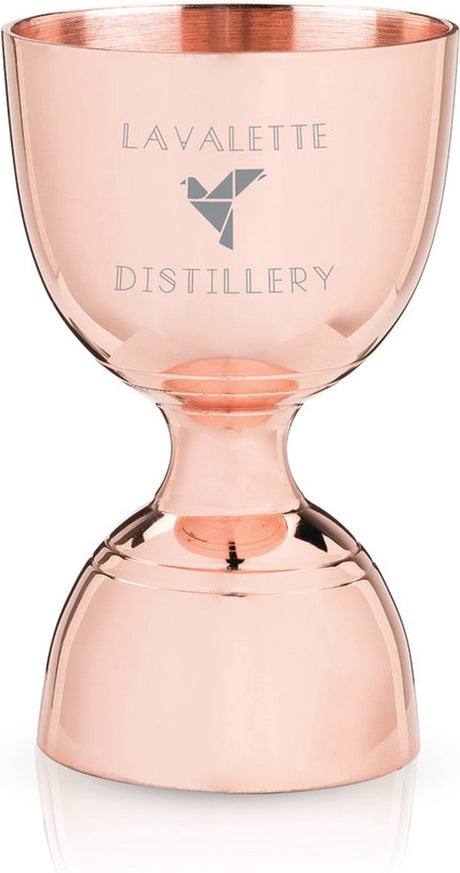 Viski canterbury jigger - rustfritt stål - 30 60ml - kobber farge