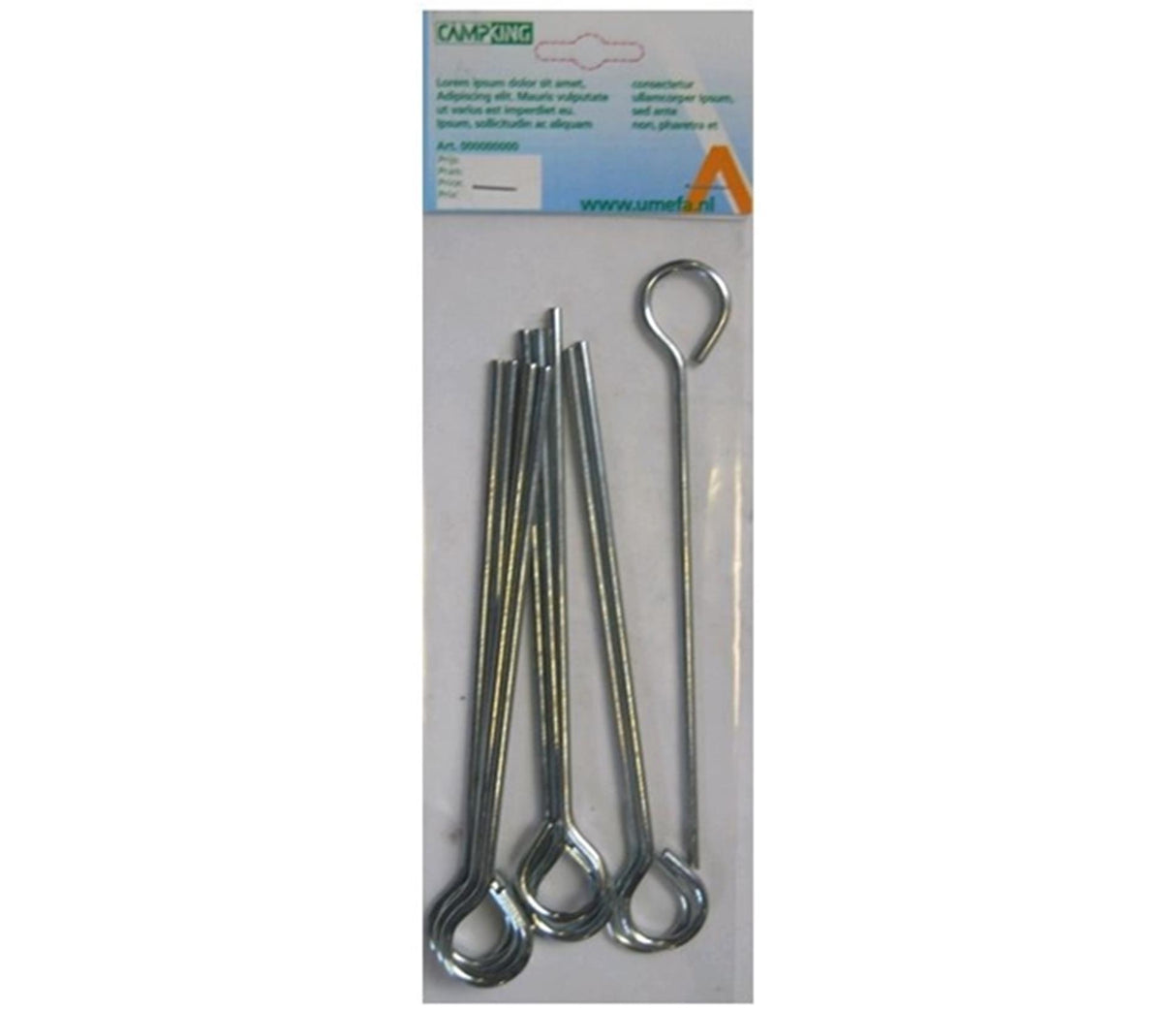 Kemping földi tüske csukott szemmel 18 cm