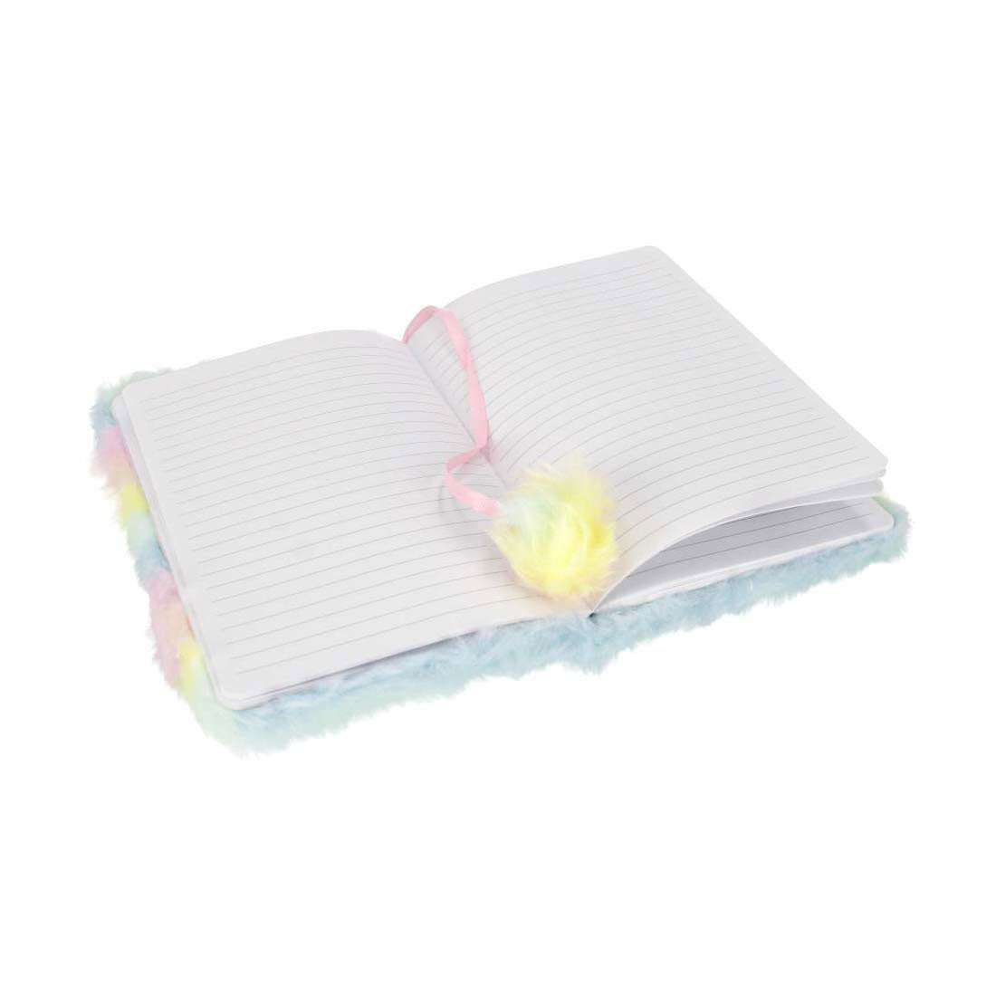 Plush notebook rabbit pastel