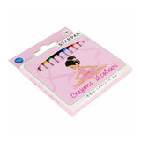 Wax crayon balerina, 12 pcs.
