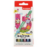 Bruynzeel Kanner Glitter Filzstift Set vu 6