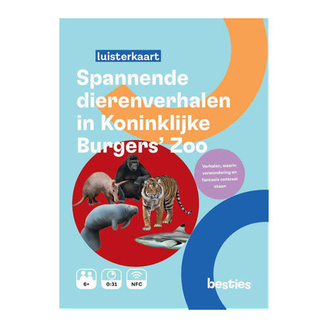 Livro central abriga histórias emocionantes de animais no cartão de escuta do zoológico dos cidadãos reais