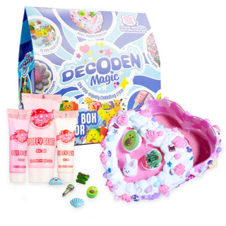 Dekódovacia mágia Gear2play - klasika: tvorca krabičky na drobnosti - remeselná súprava šperkovnice so srdcom - nafúknuté lepidlo, nálepky s korálkami
