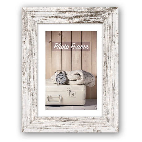 Zep nuotraukų rėmelis v21756 nelson 6 white wash 50x70 55x75 cm