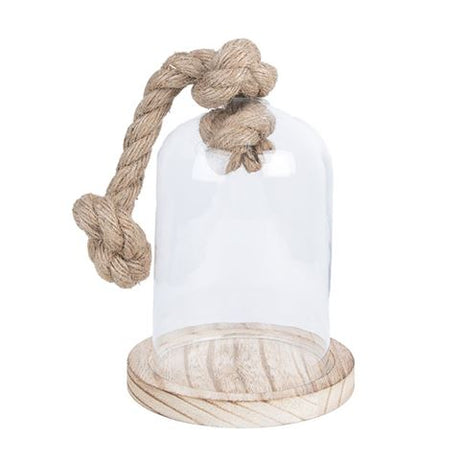 Clayre eef 6gl2220 Klackenglas transparent 12x19 cm