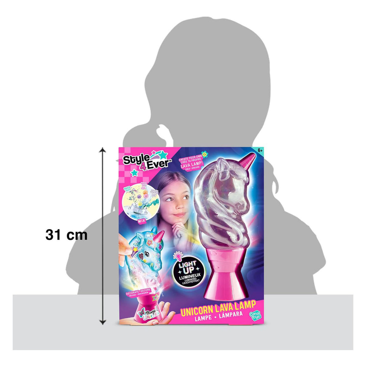 Style 4 ever unicorn lava lamp