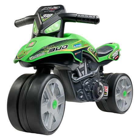 Abi Falk Bud Racing running motor with whisper tires