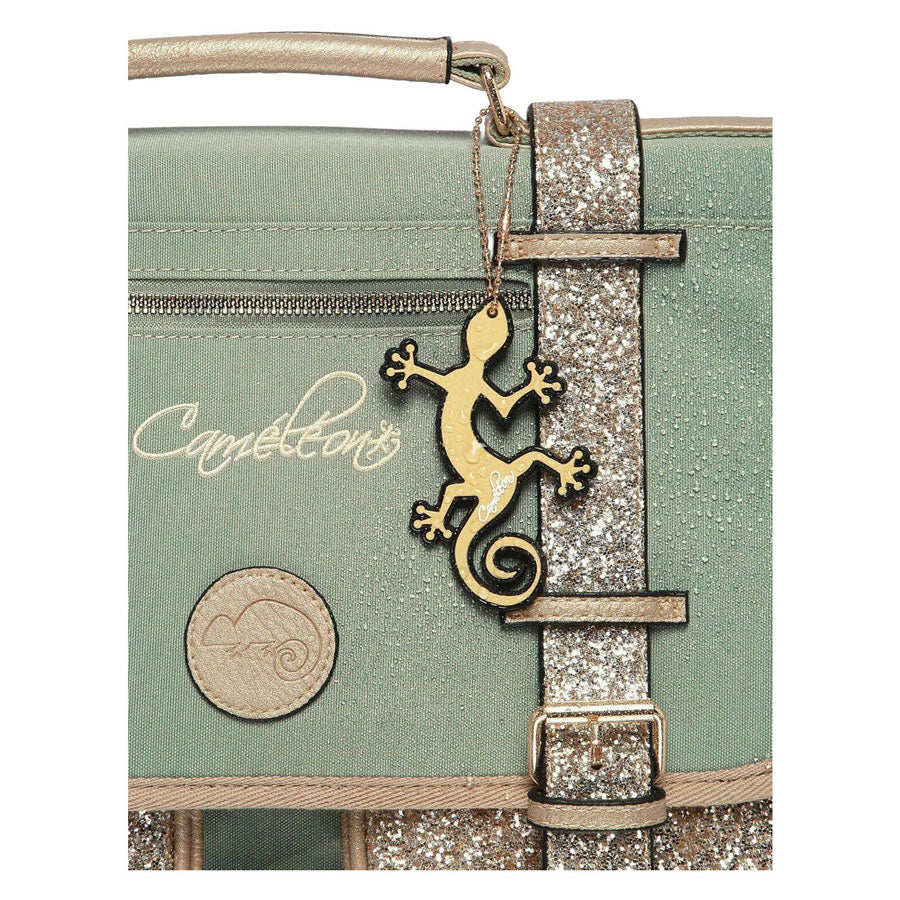 Caméléon schooltas glossy green - 38cm