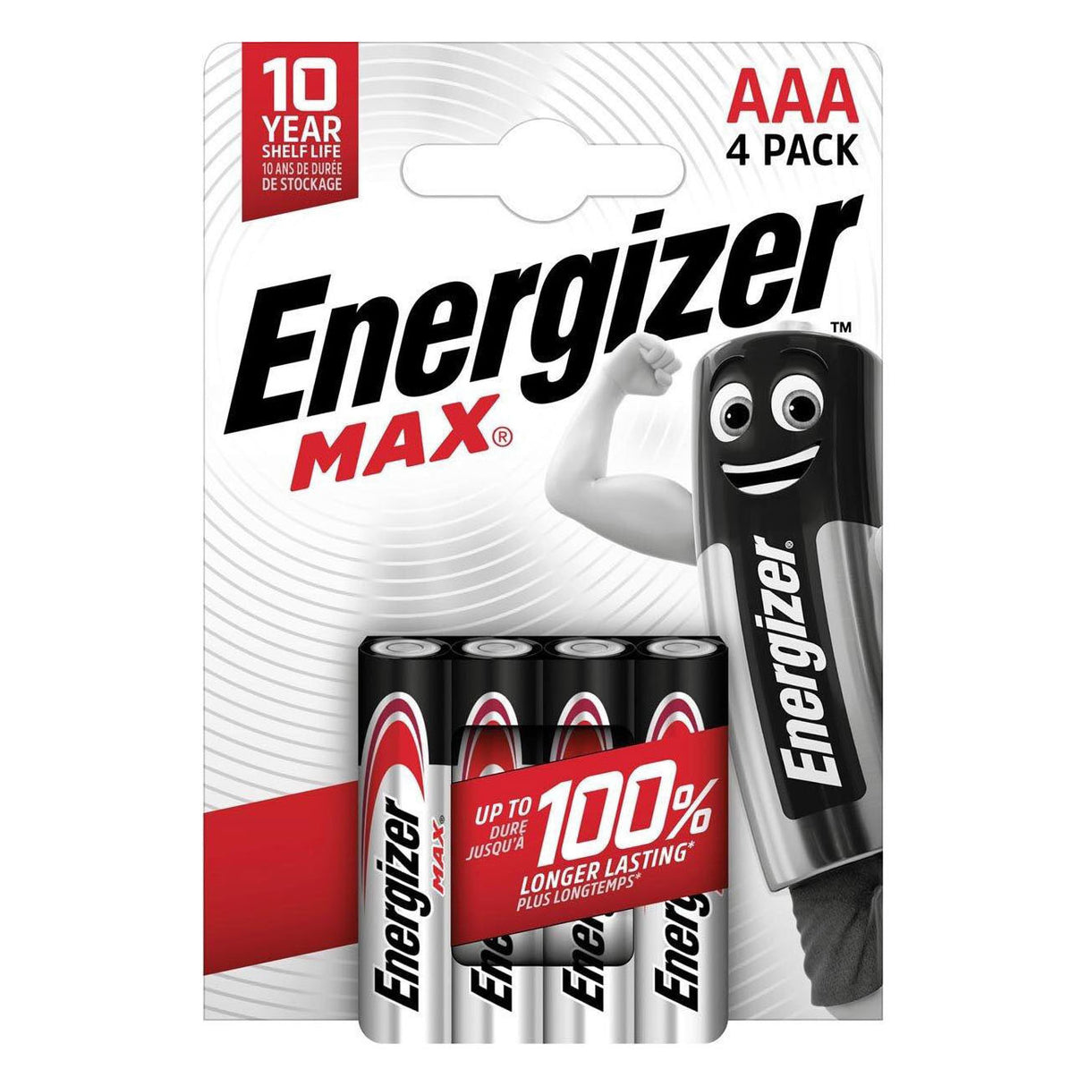 Energizer max aaa alkaline batterijen 4st.
