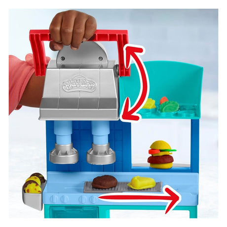Play-doh kitchen creations chefs busy restaurant - 5 clay pots