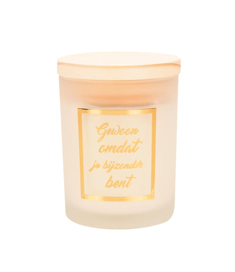 Paperdreams duftlys lite gull hvit - spesiell