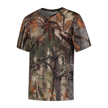 Stealth gear t-shirt short sleeve camo forest print size xl