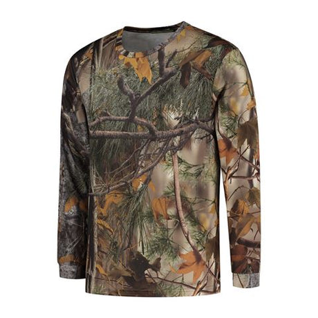 Stealth gear t-shirt long sleeve camo forest print size xxl