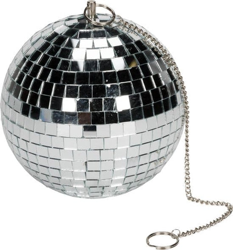 Kotronic party fun mirror ball 20 cm large to hang on a chain