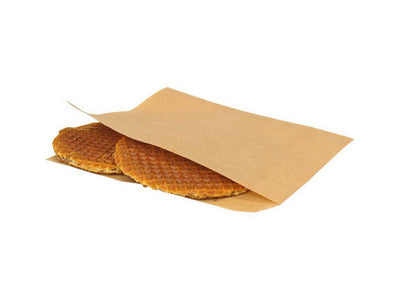 Torba grillowa Shawarma 15 x 15 cm brązowy kraft (2000 sztuk)