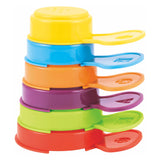 Stackable cups with handle, 6 pcs.