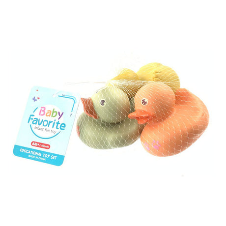 Pastellgummi Enten, 3 Stéck.