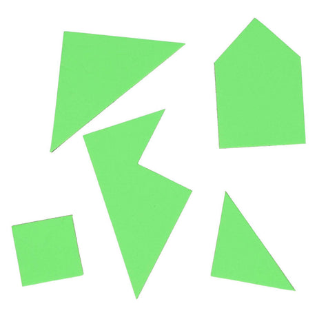Foam tangram puzzles, 4 pcs.