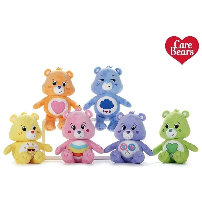 Jonotoys care bears 6 assorted 21 cm in size