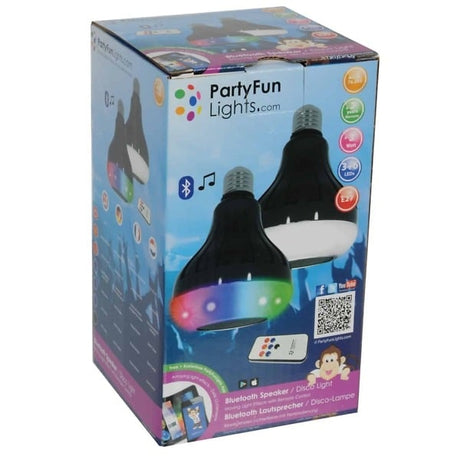 Kotronic party fun lights disco lamp with Bluetooth speaker