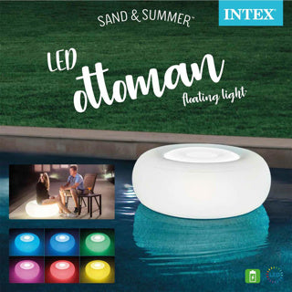Intex - inflatable LED pouffe