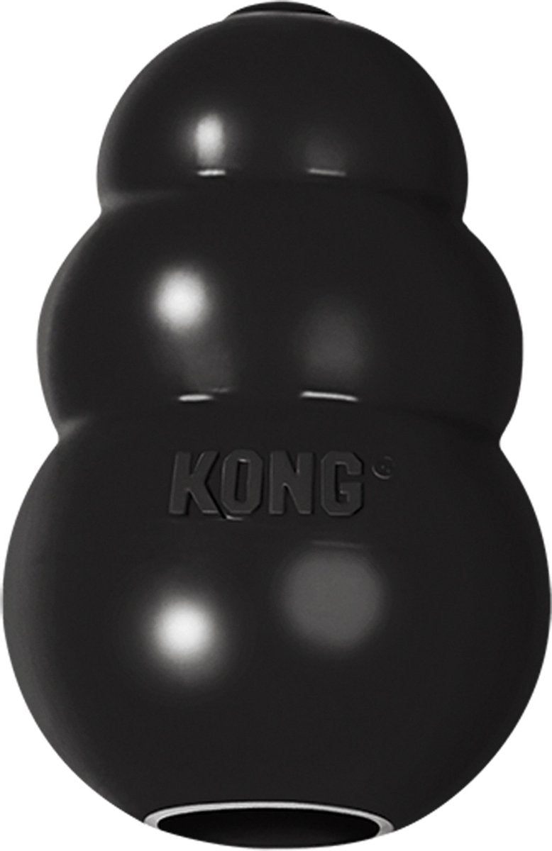 Kong extreme - dog toys - rubber - black - size m - 5 to 15 kg