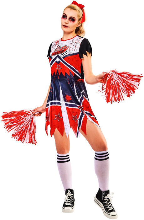 Rubies Zombie Cheerleader Adult Costume - - Size S