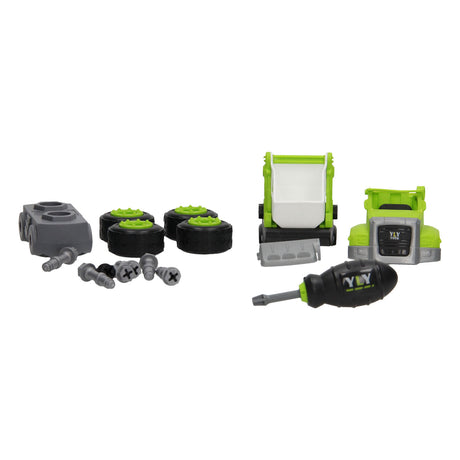 Lobbes toys bv storage box build your own vehicle - green