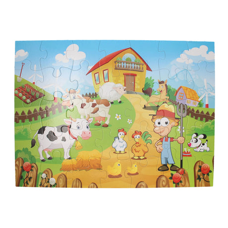 Lobbes Spillsaachen zB Buedem Puzzle Bauerenhaff, 35 Stéck.