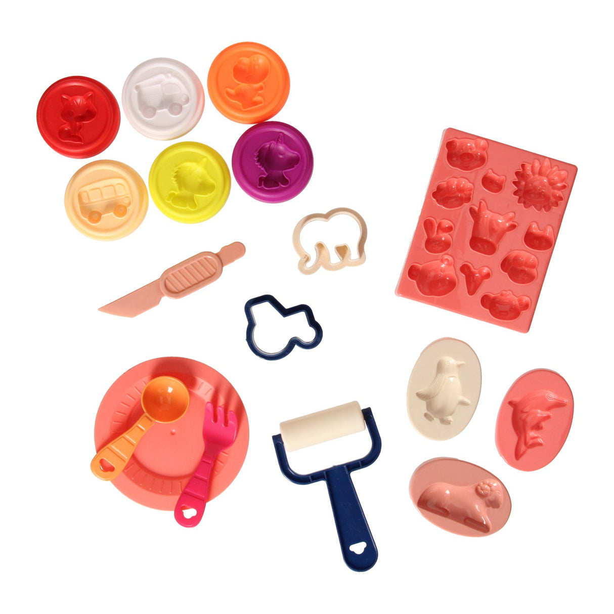 Tierwelt-Ton-Set – 6 Tontöpfe