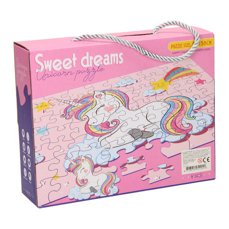 Lobbes toys eg Lobbes jigsaw puzzle unicorn cardboard 63 pieces fantasy puzzle children.