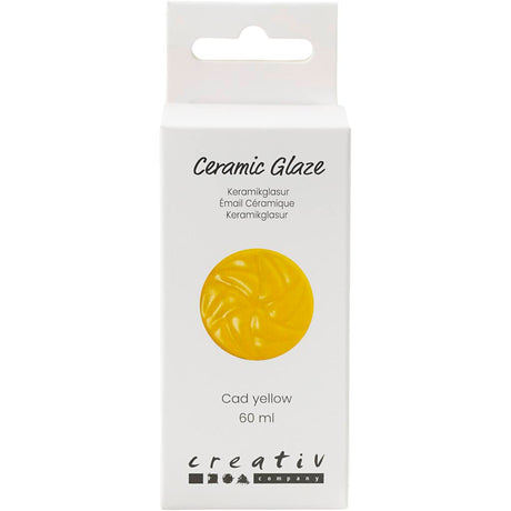 Creativ company ceramic glaze 984-1101 c opaque cad yellow - 60ml