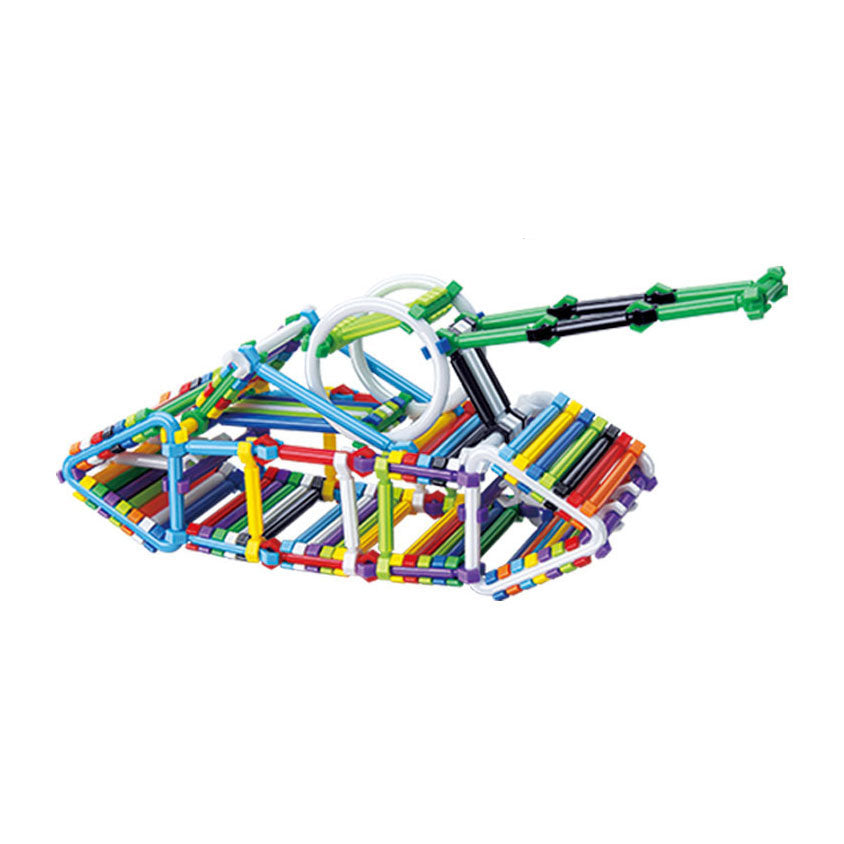Building blocks shapes in bag, 138pcs.