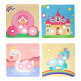 Lobbes toys bv gear set educational toys pink 20-piece colorful creative.