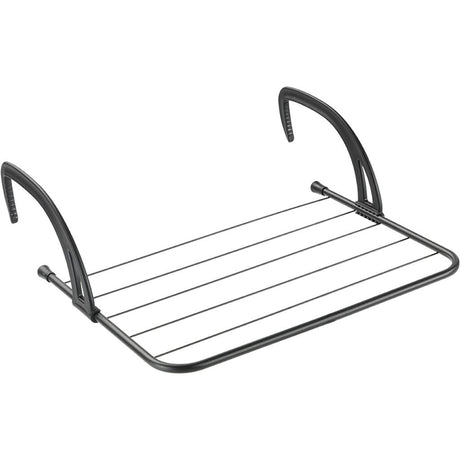 Metaltex favonio radiator drying rack 3 m drying length black