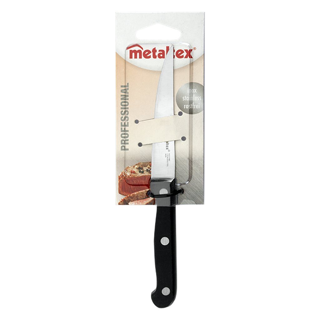 Metaltex professionnelle Steak Messer 21 cm Edelstol schwaarz
