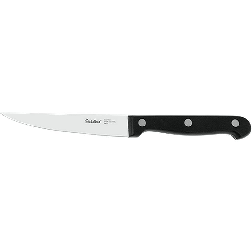 Metaltex professionnelle Steak Messer 21 cm Edelstol schwaarz