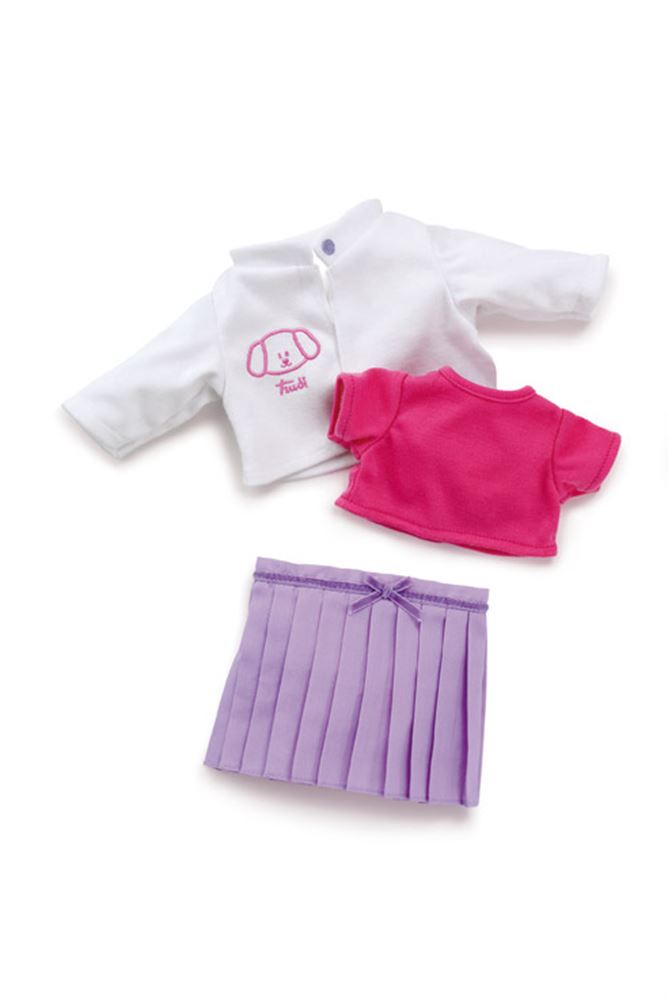 Trudi clothing 30 cm. purple skirt set